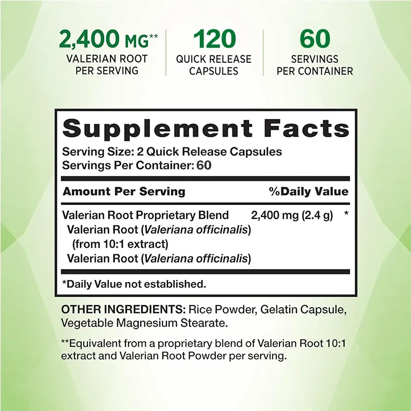 Valerian Root - Memberikan Duk - Valerian Root Capsule ulasan dan harga